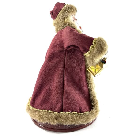 Thomas Kinkade “Deck the Halls” Caroling Santa 1992 Bradford Exchange 7.5” - Picture 6 of 8